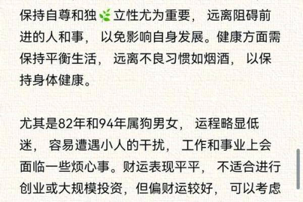 1982年属狗人2025年全年运势详解及运程预测