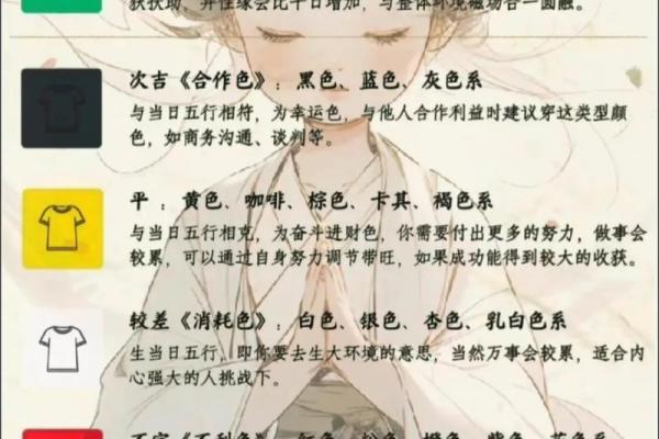 今天五行穿什么颜色衣服2025年4月14日